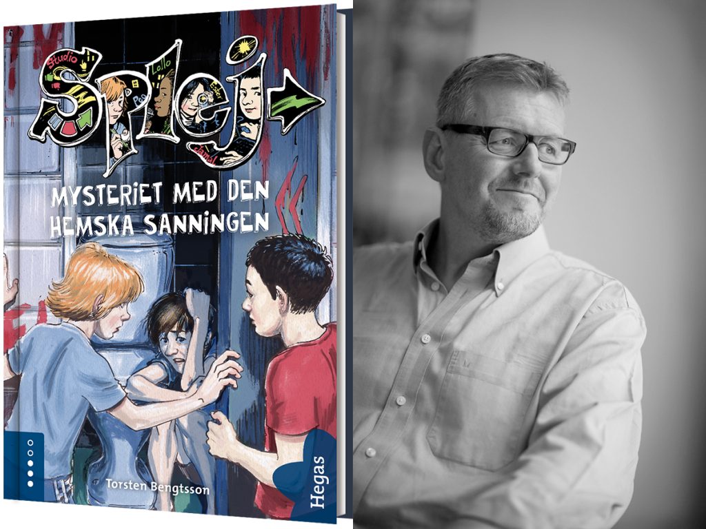 Torsten Bengtsson och omslaget till boken Mysteriet med den hemska sanningen
